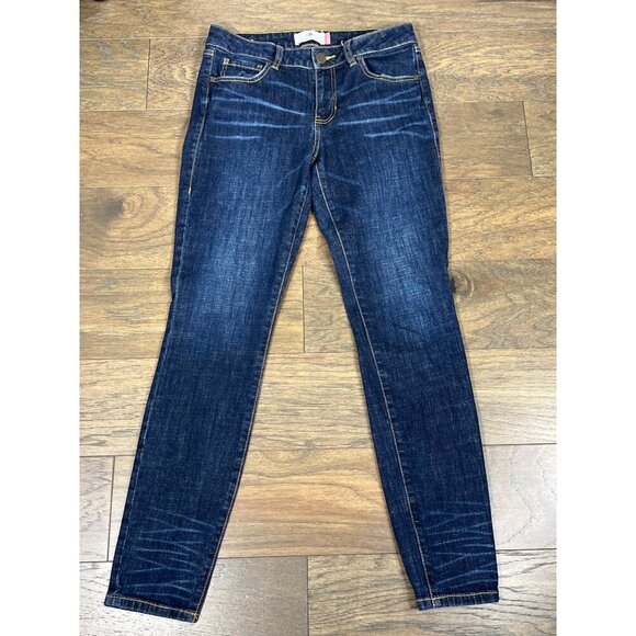 CABI Skinny Dark Wash Jeans Sz 4 #4150 NWOT - Picture 2 of 7